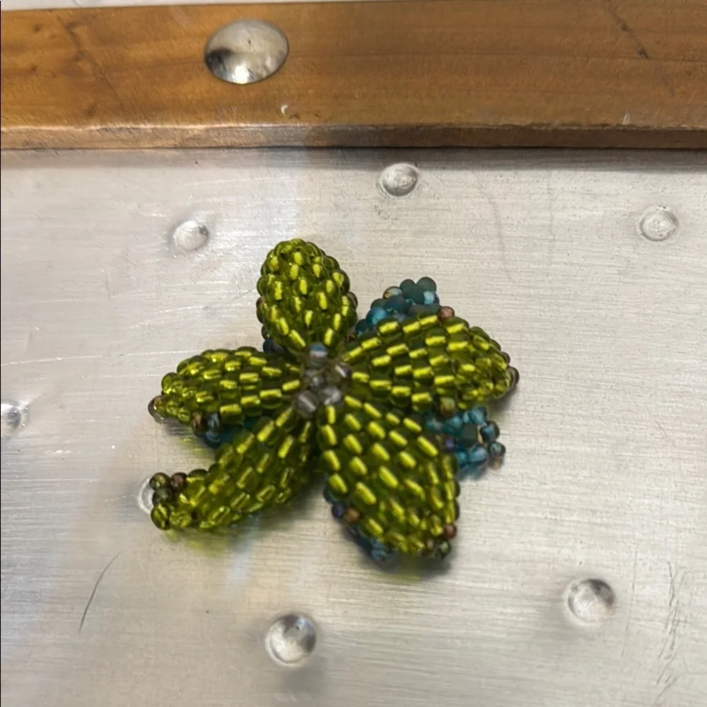 Handcrafted Beaded Flower Accent